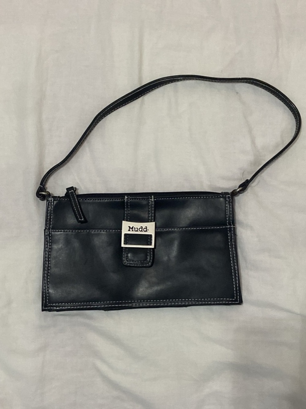 Unique Y2K Mudd Black Leather Purse